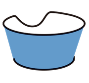 へこんだうつわ